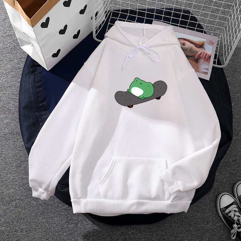 Pocket hooded sweatshirt for women