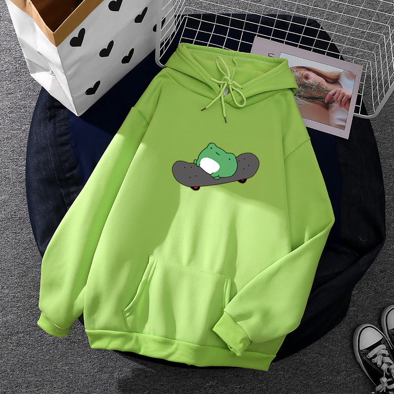 Pocket hooded sweatshirt for women