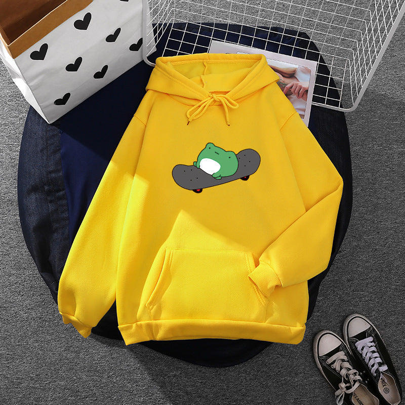 Pocket hooded sweatshirt for women