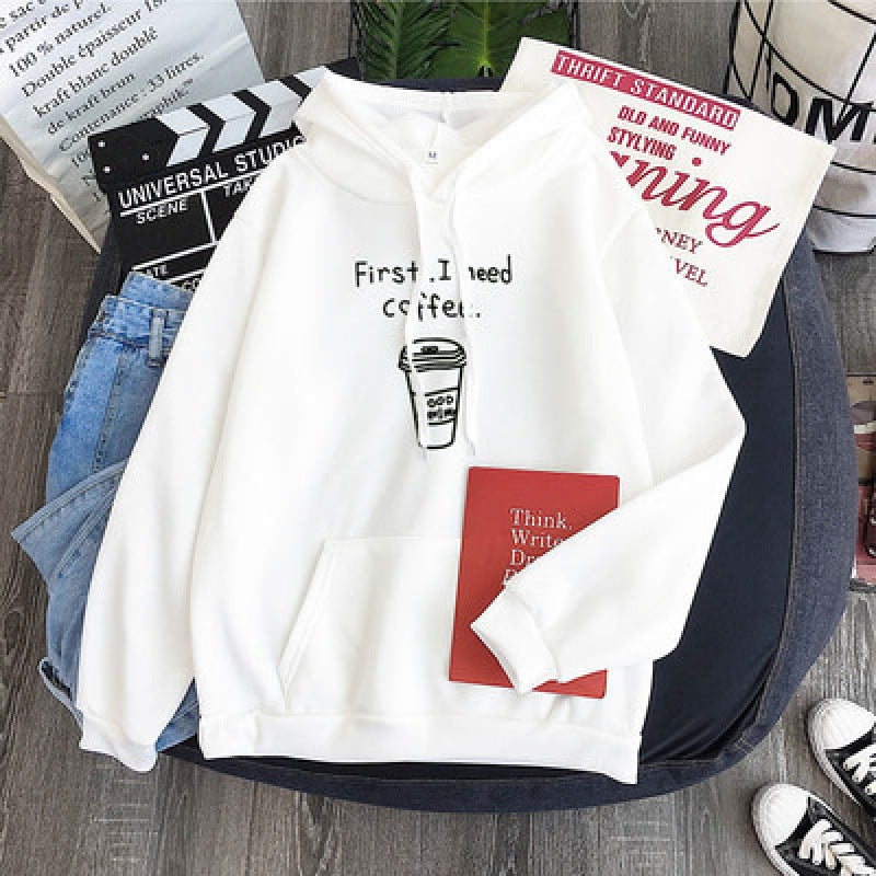 Pocket hooded sweatshirt for women