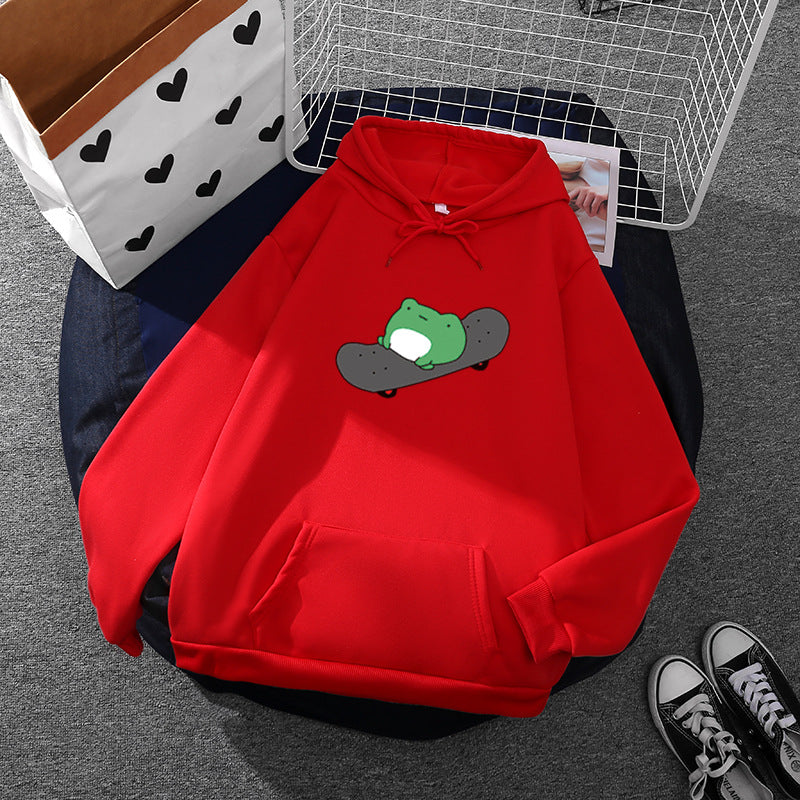 Pocket hooded sweatshirt for women