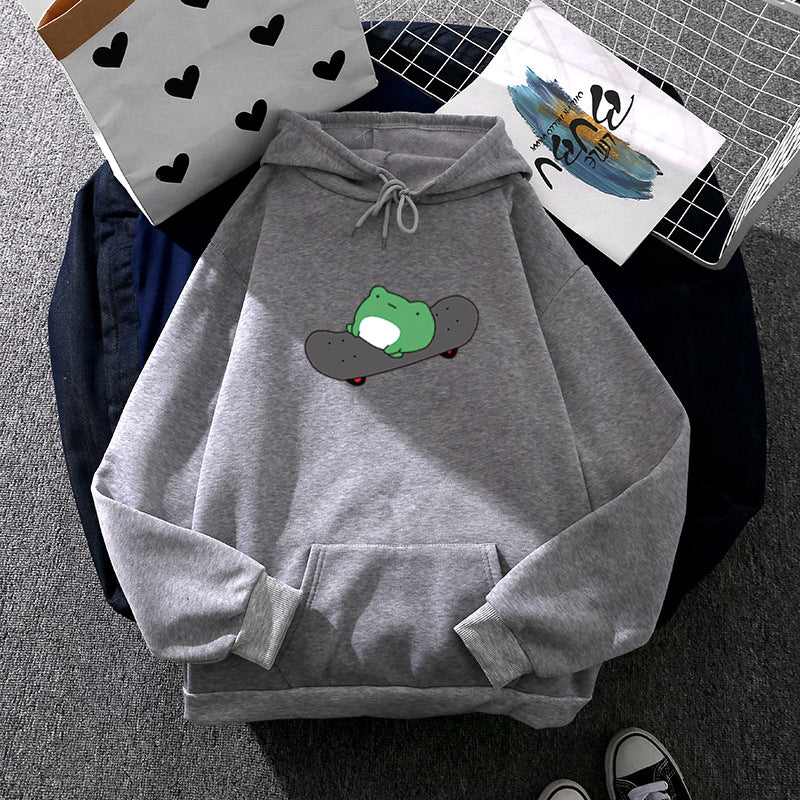 Pocket hooded sweatshirt for women