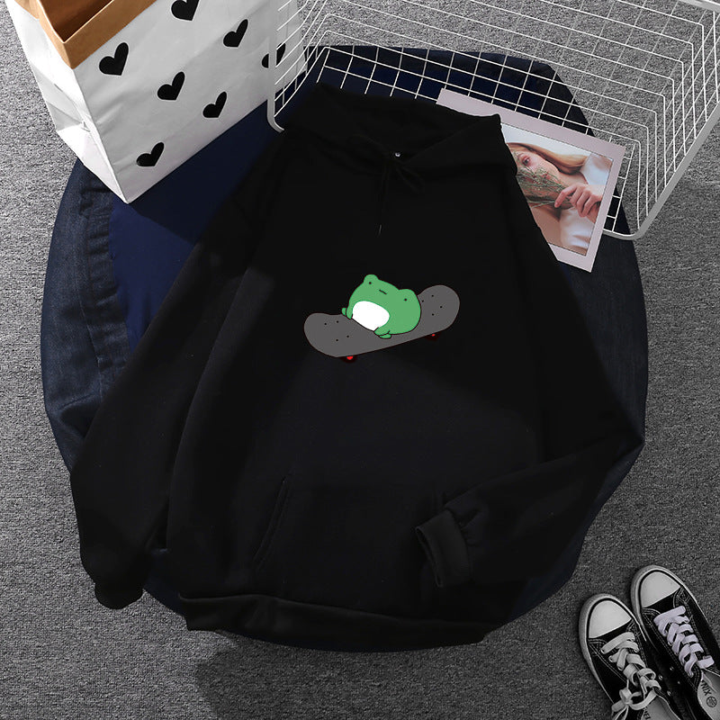 Pocket hooded sweatshirt for women